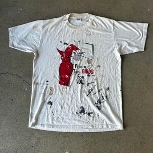 Vintage 90s Purdue this birds for you college basketball trash talk tshirt